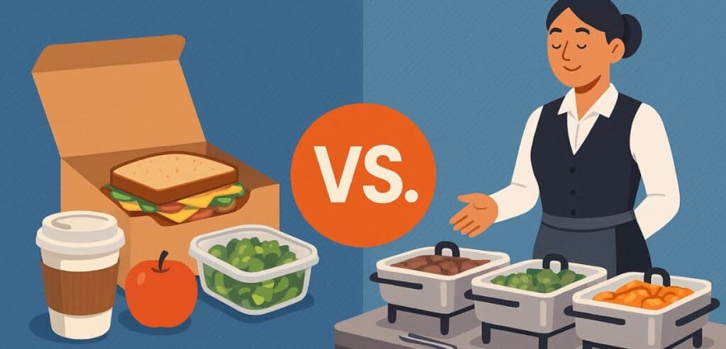 Box Lunches vs. Buffet Style
